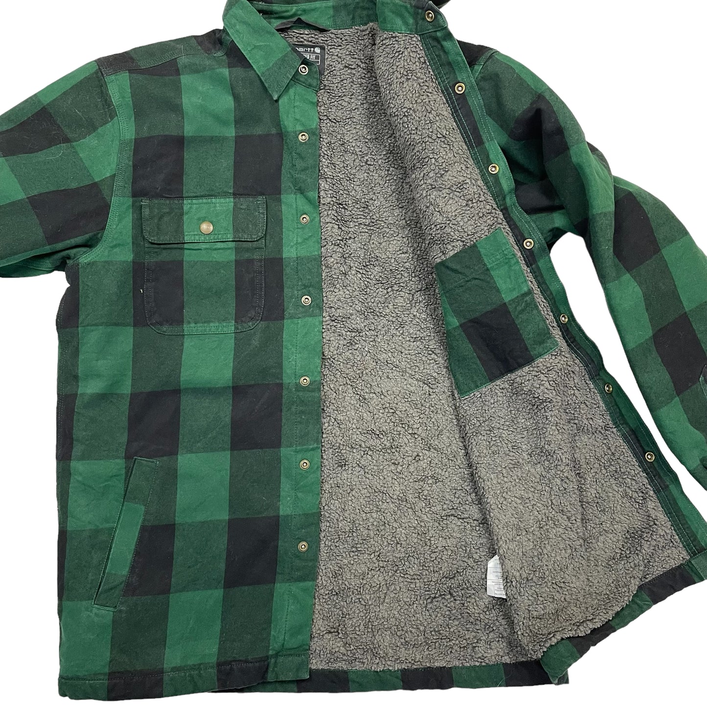 Carhartt gefütterte Flannel Jacke - M