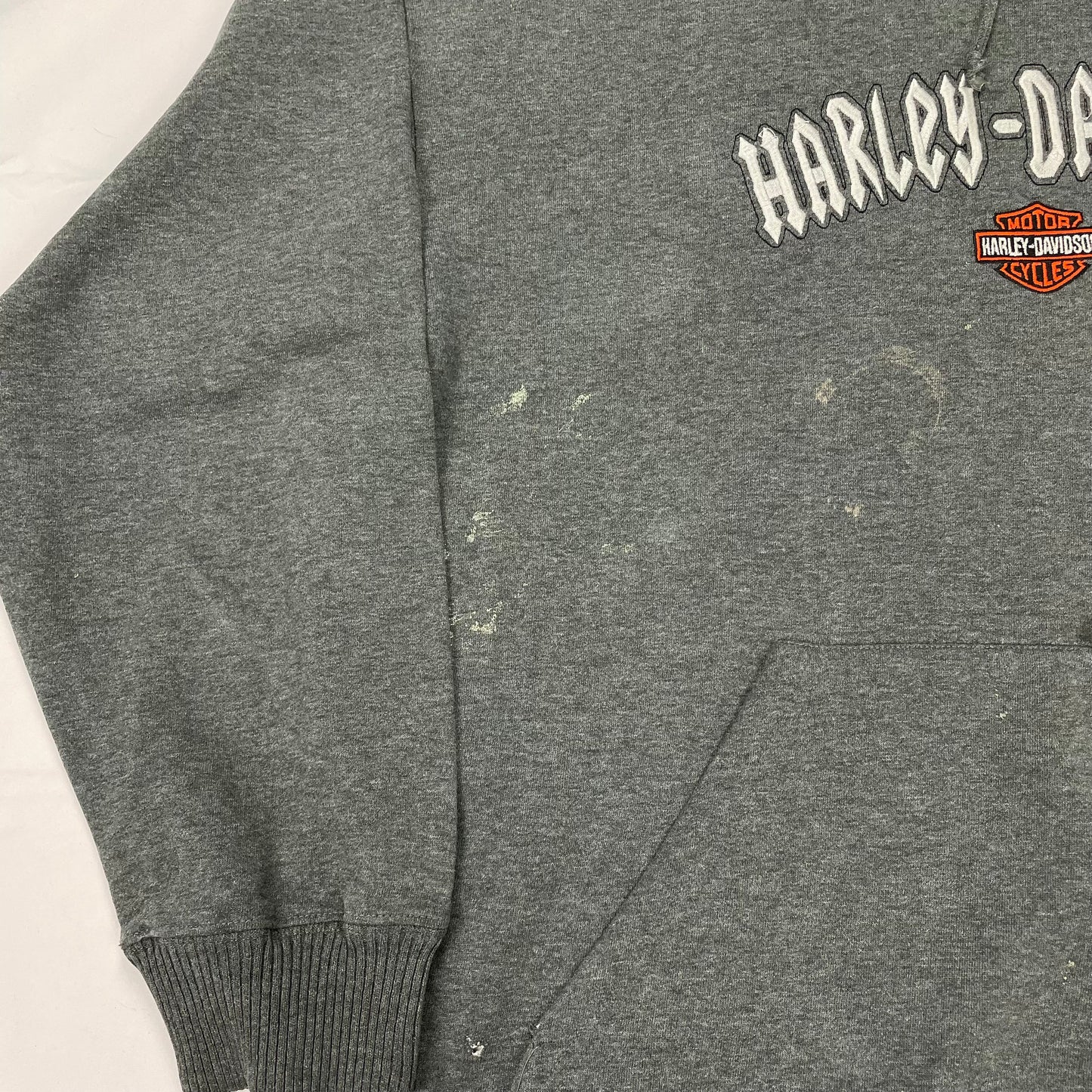 Harley Davidson Spellout Hoodie [Gestickt] - XL