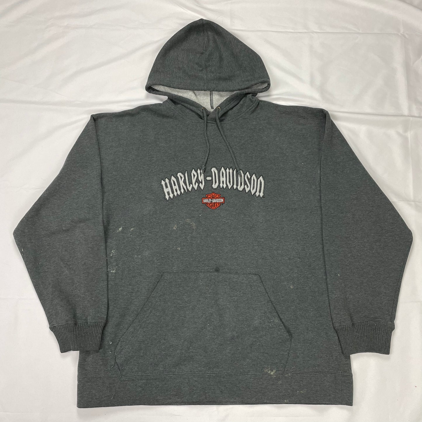 Harley Davidson Spellout Hoodie [Gestickt] - XL