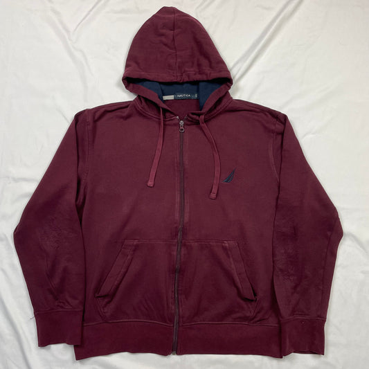 Nautica Spellout Zip Up Hoodie [Gestickt] - M