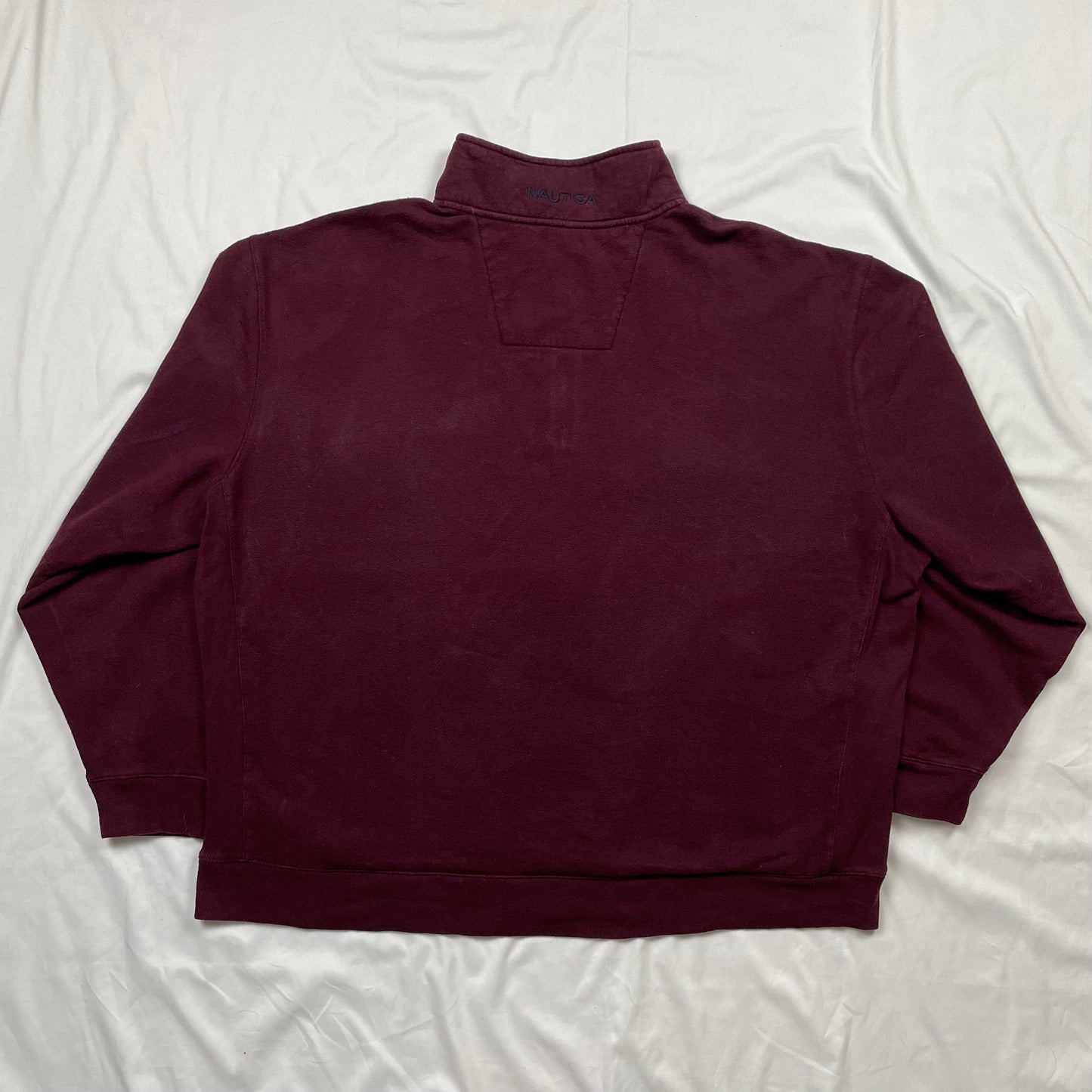 Nautica Quarter Zip Sweatshirt [Gestickt] - 2XL