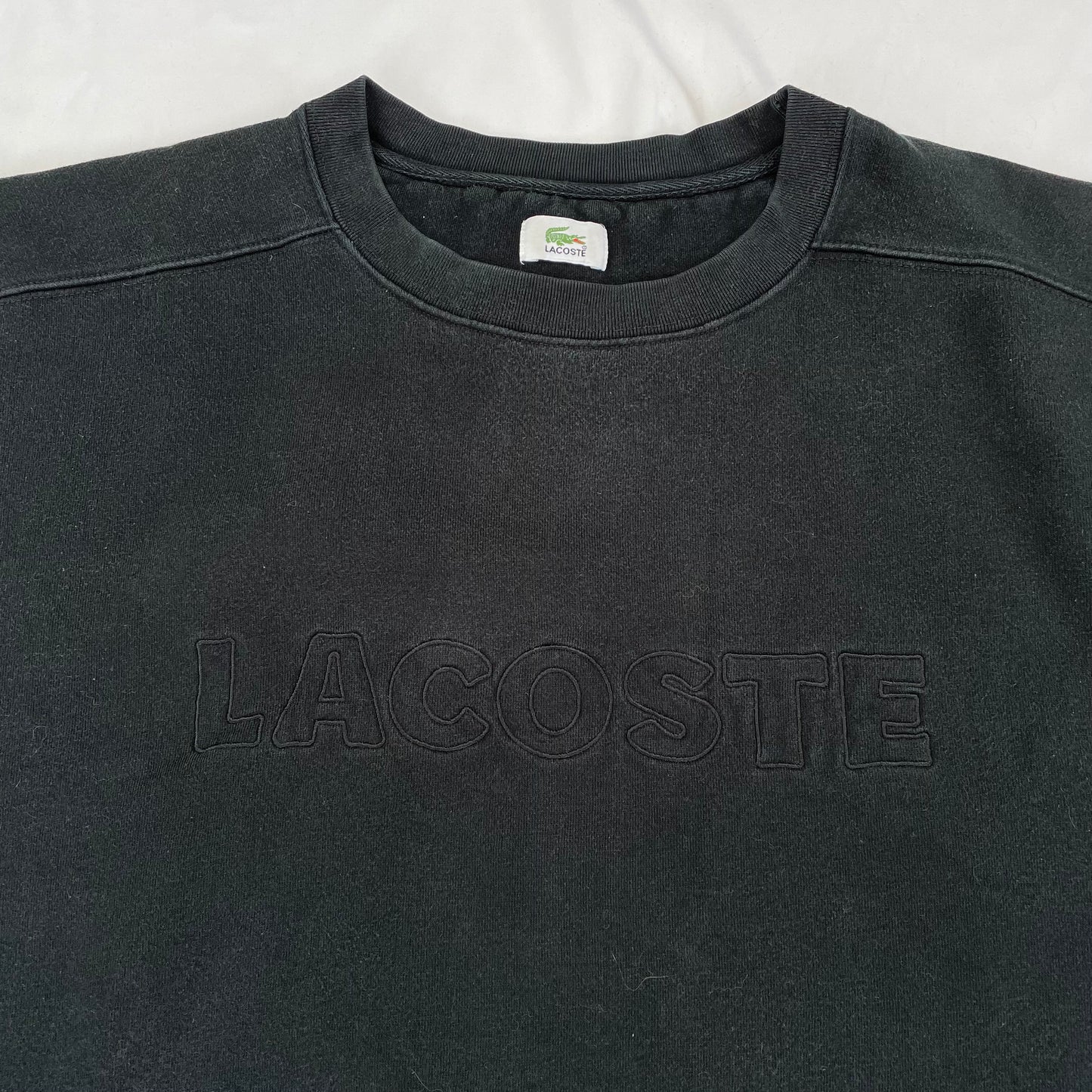 Vintage Lacoste Spellout Sweatshirt [Gestickt] - XL