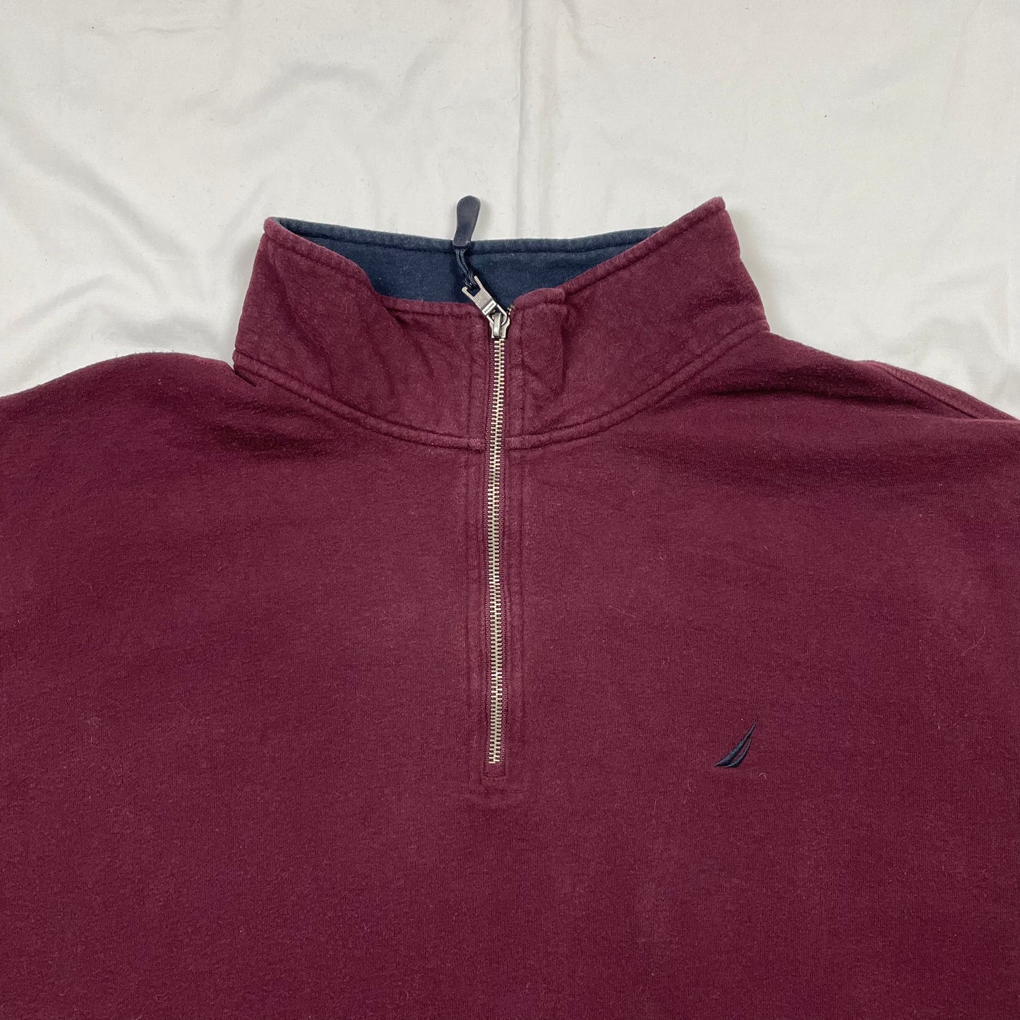 Nautica Quarter Zip Sweatshirt [Gestickt] - 2XL