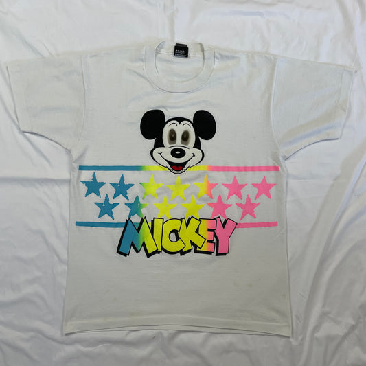 Vintage Single Stitched Mickey Mouse Graphic Shirt - L