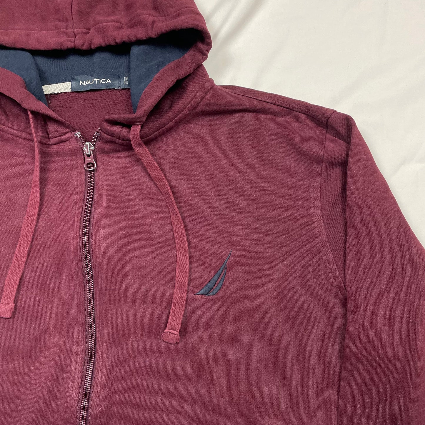 Nautica Spellout Zip Up Hoodie [Gestickt] - M